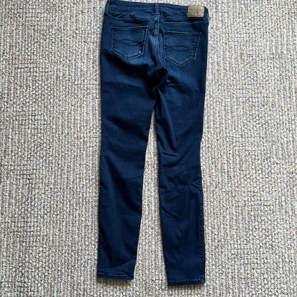 Abercrombie & Fitch Mid Rose Denim Jean Jeggings 0S - Picture 7 of 8